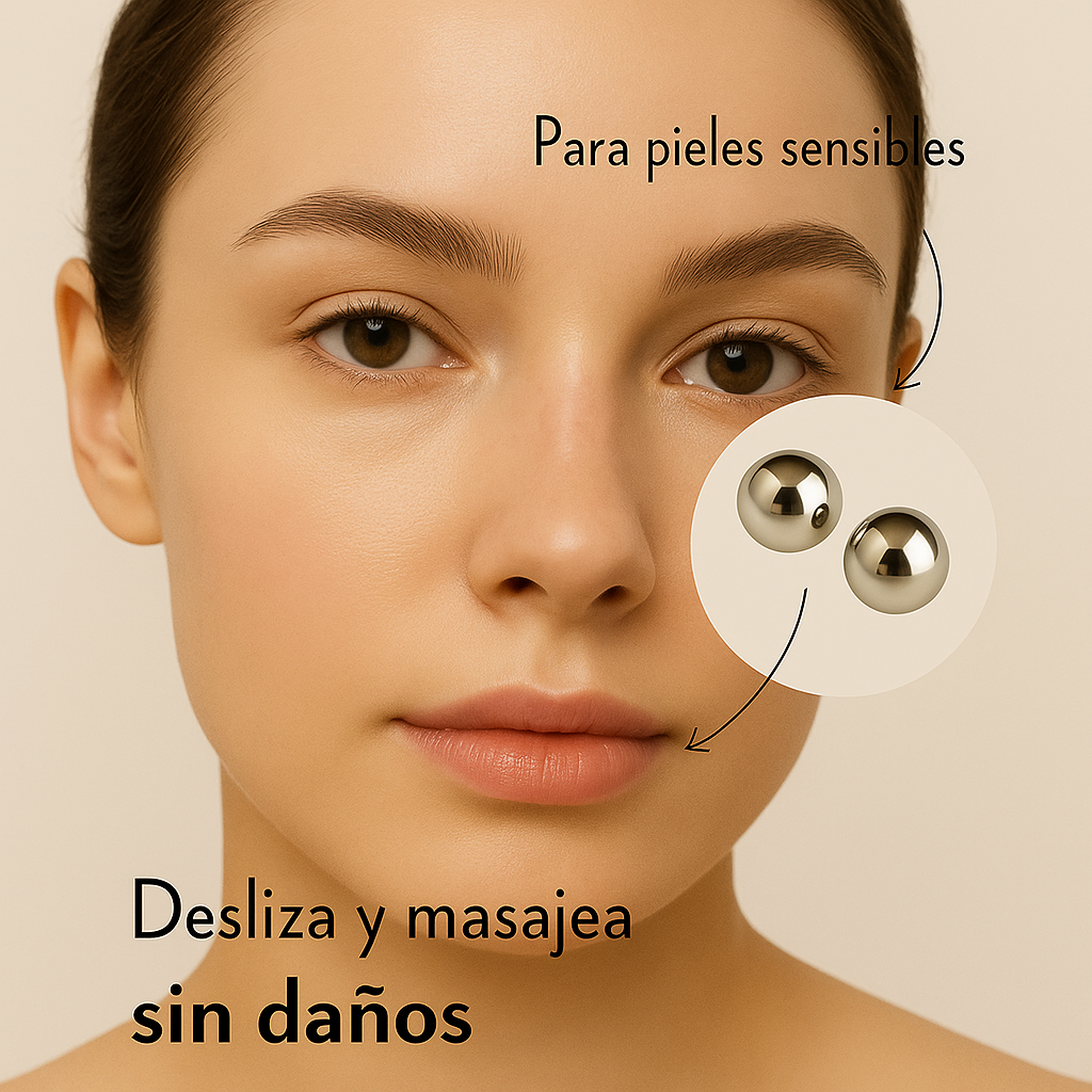 Rodillo Facial magnético 3 en 1