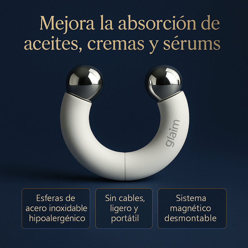 Rodillo Facial magnético 3 en 1